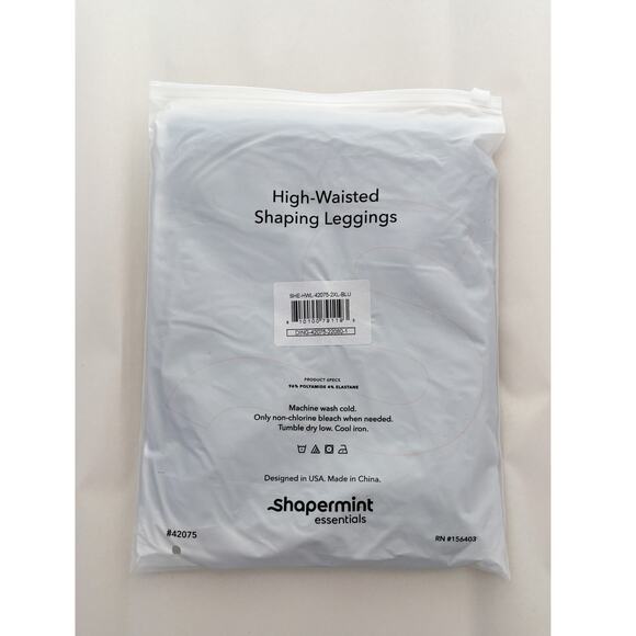 Shapermint Essentials High Waisted Shaping Leggings Womens Plus Size XXL Black - Picture 10 of 11